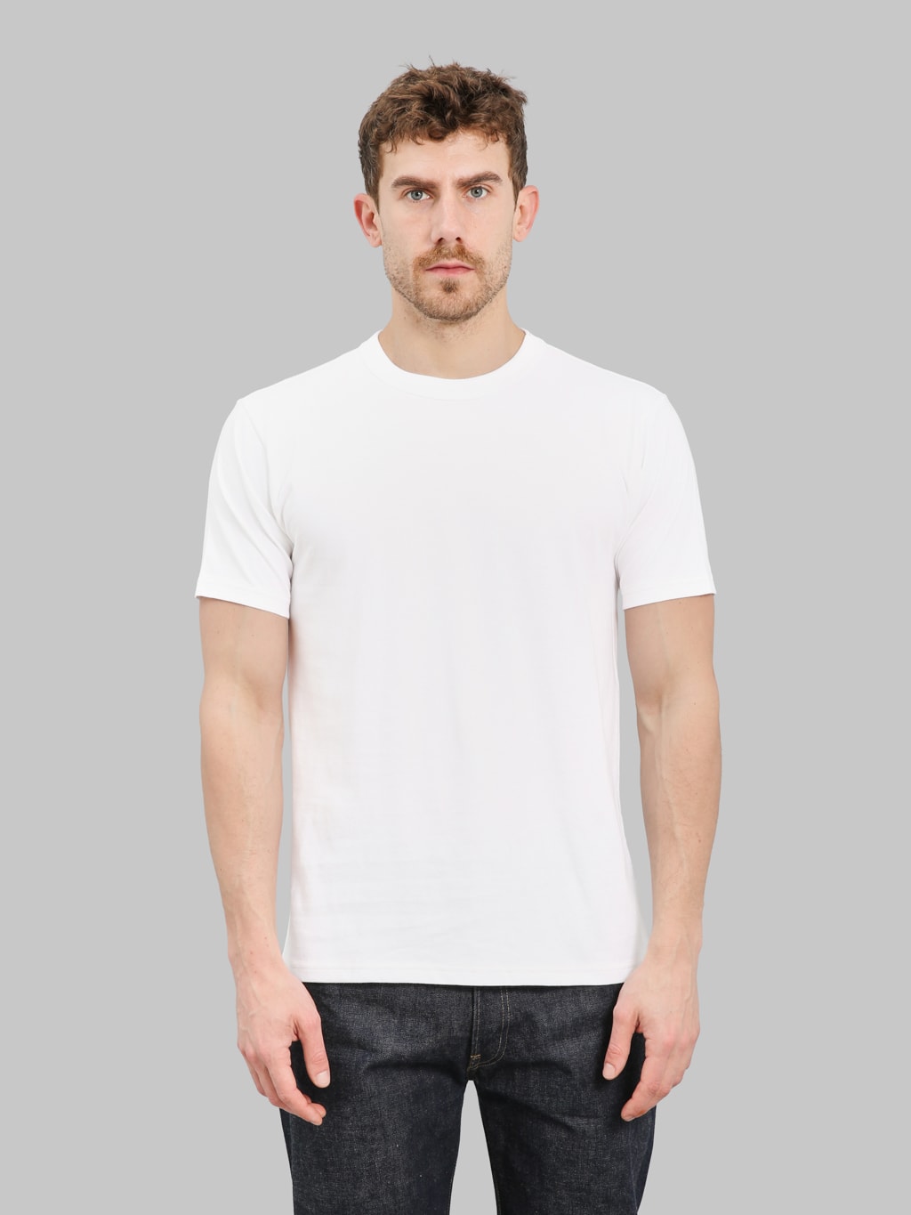 whitesville tubular t-shirt white 2 pack fit