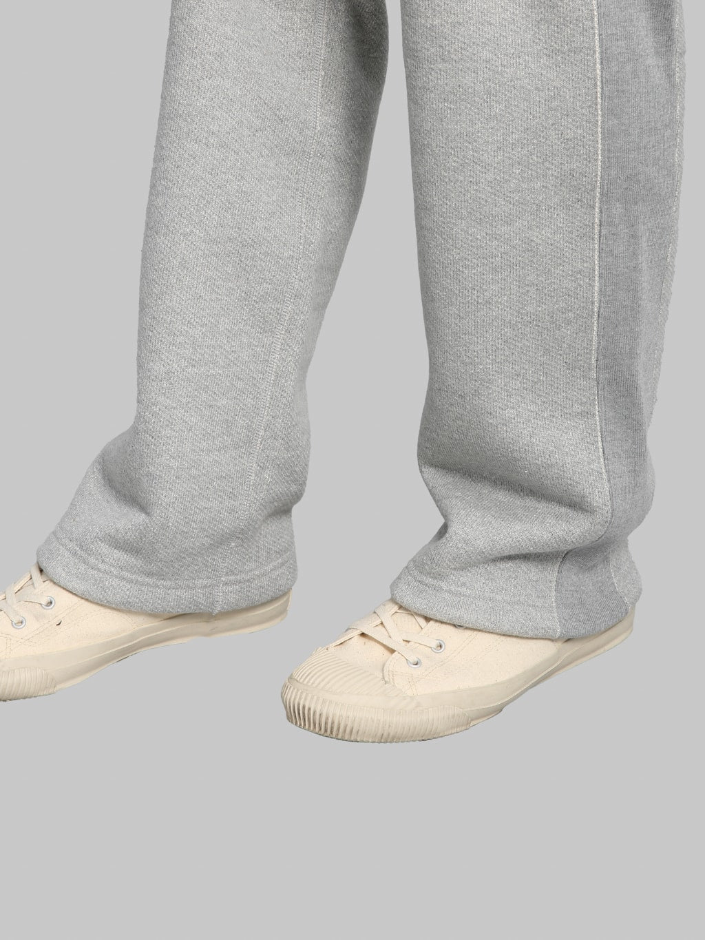 Wonder Looper 876gsm Double Heavyweight French Terry Sweatpants Heather Grey
