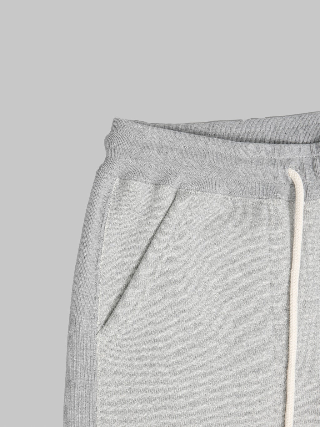 Wonder Looper 876gsm Double Heavyweight French Terry Sweatpants Heather Grey
