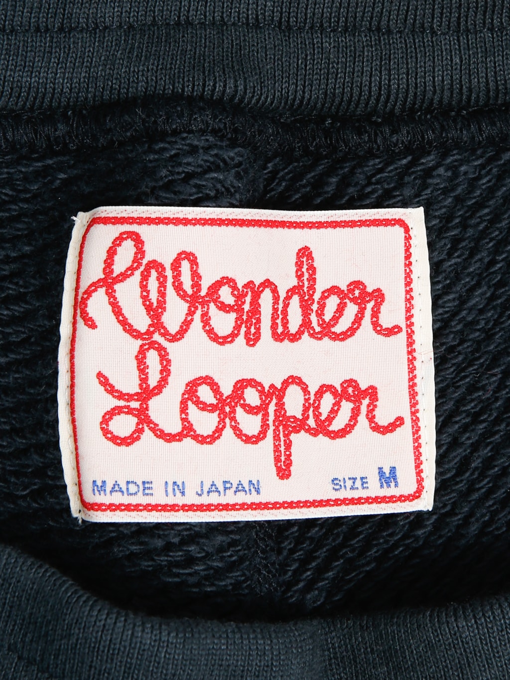 Wonder Looper 876gsm Double Heavyweight French Terry Sweatpants Navy