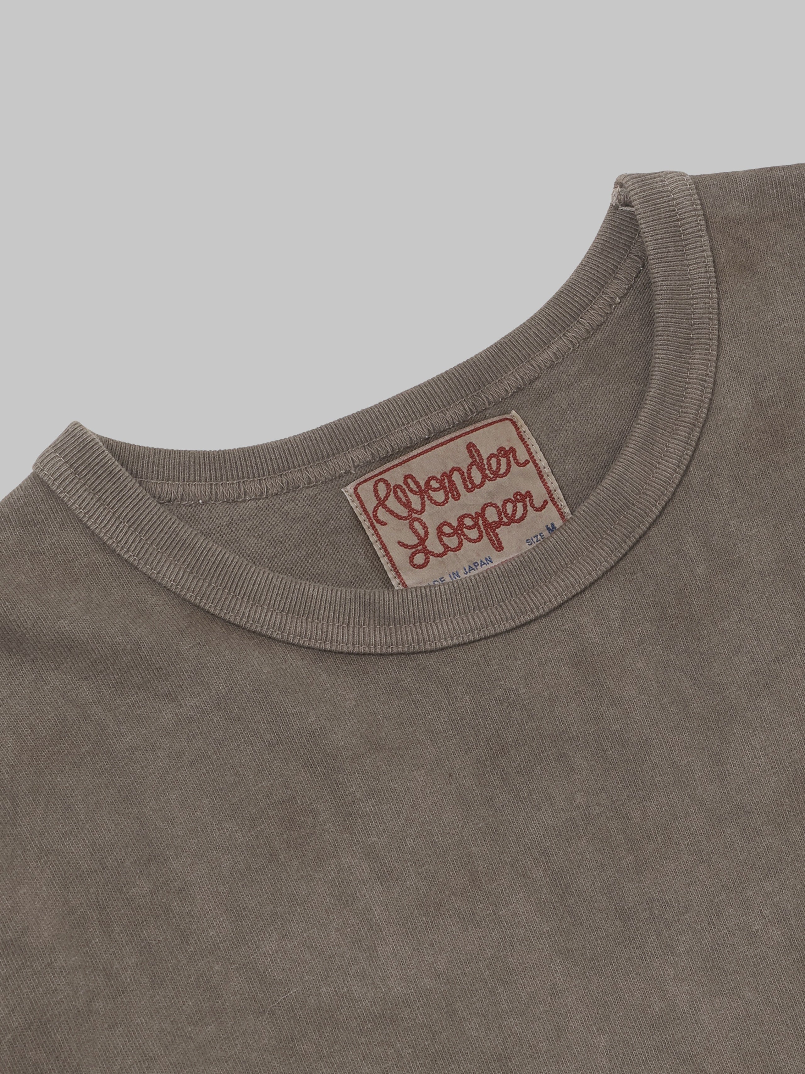 Wonder Looper Amami Hand Dyed ELS Recycled Cotton Slub T-Shirt Sharinbai + Doro Max