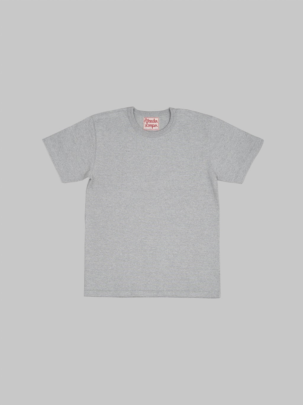 wonder looper crewneck Tshirt Double Heavyweight grey
