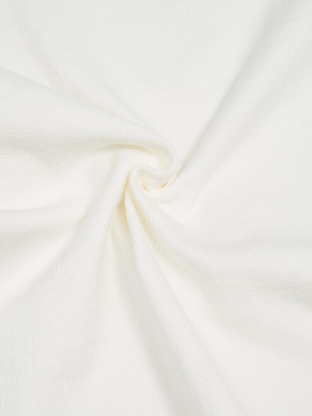 wonder looper crewneck Tshirt Double Heavyweight white  texture fabric