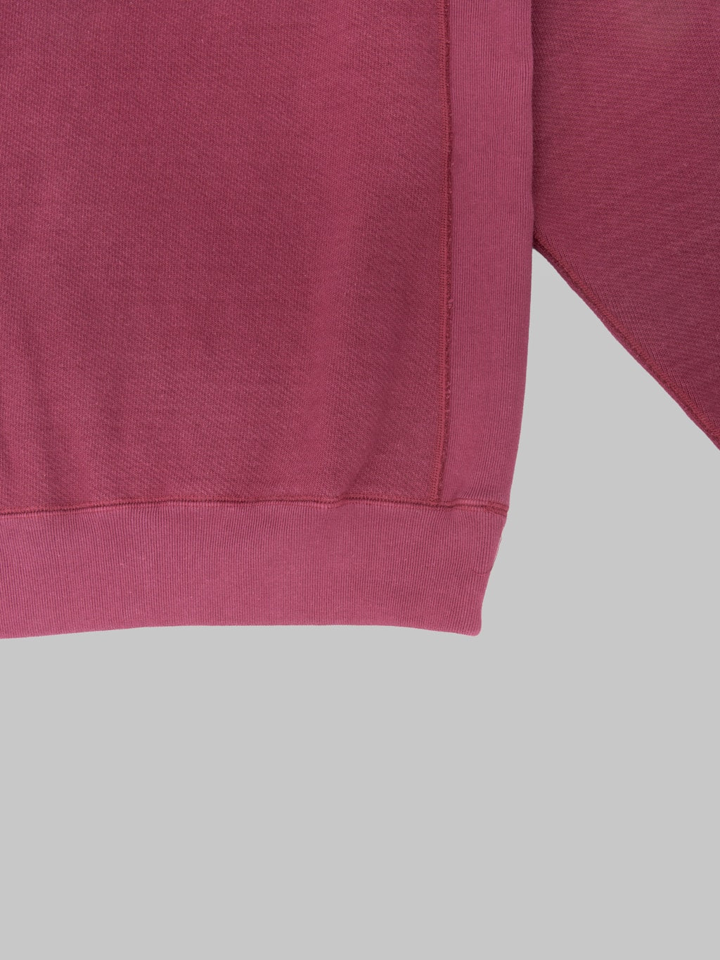 Wonder Looper Pullover Crewneck 876gsm Double Heavyweight French Terry Burgundy