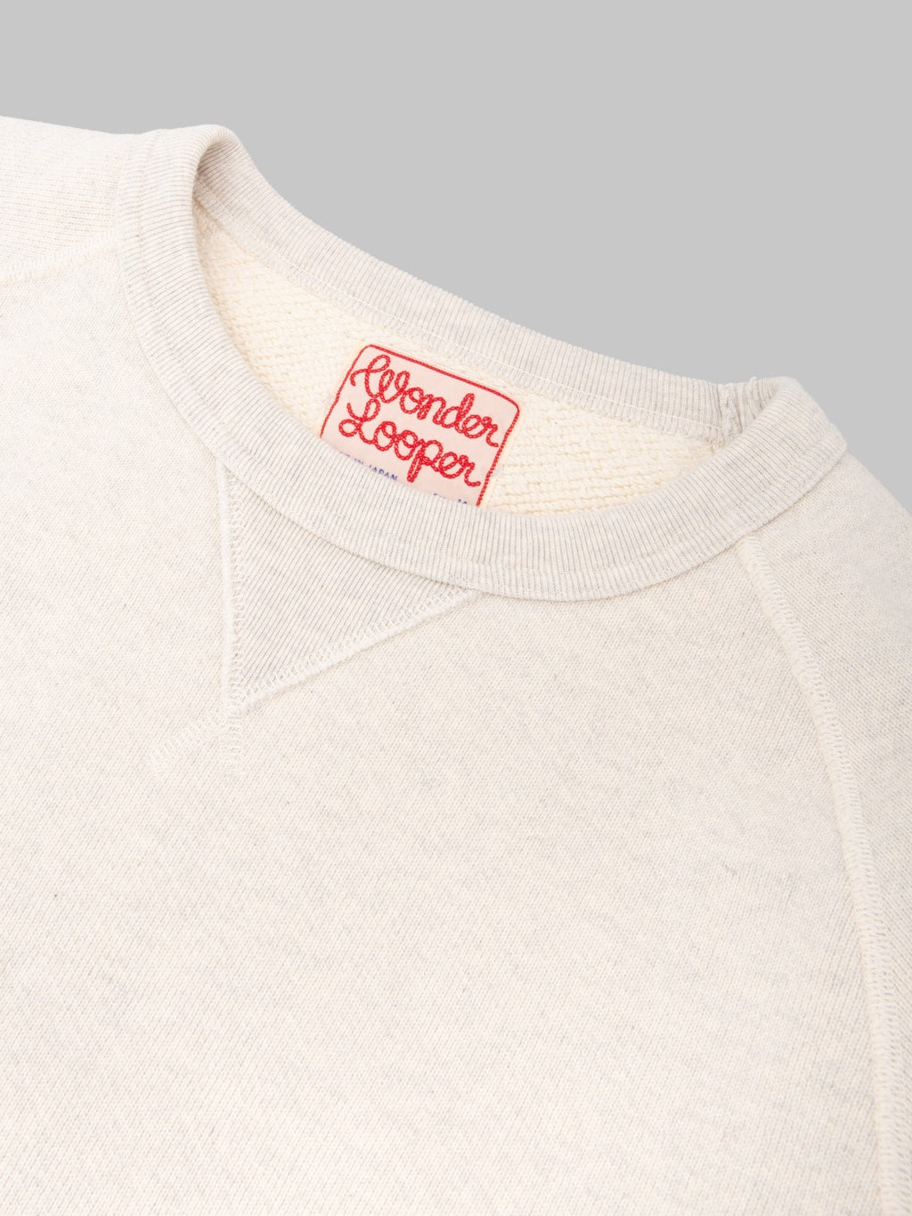 Wonder Looper Pullover Crewneck 876gsm Double Heavyweight French Terry Oatmeal