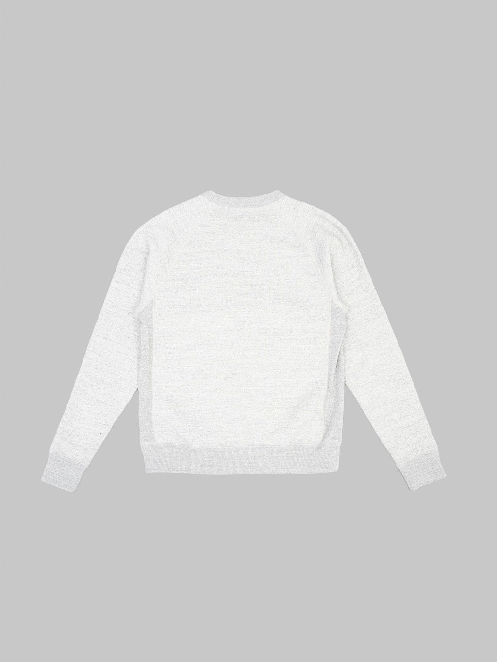 Wonder Looper Pullover Crewneck Fleeced Foxfibre Heather Grey back