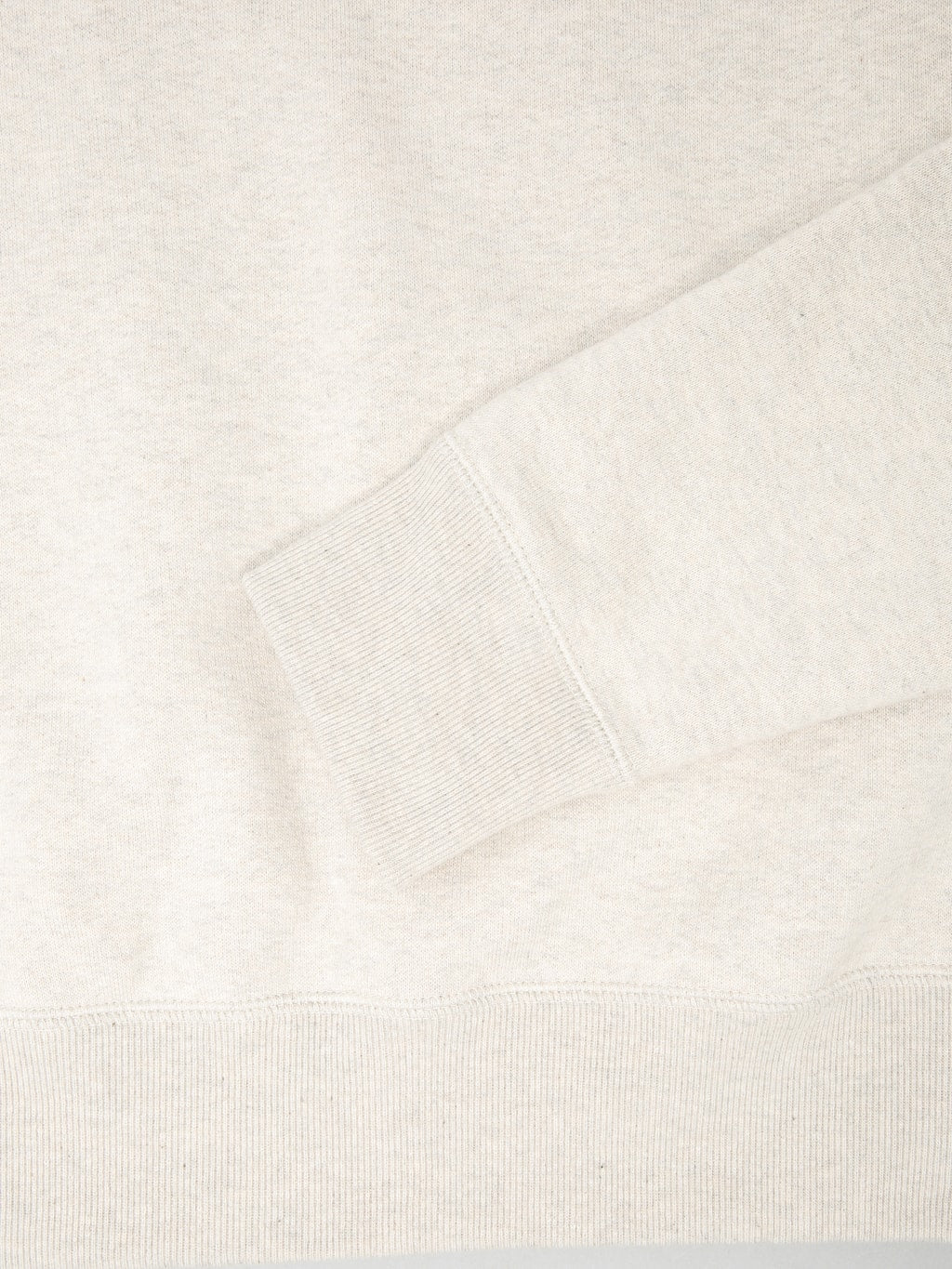 Wonder Looper Pullover Crewneck Fleeced Foxfibre Heather closeup