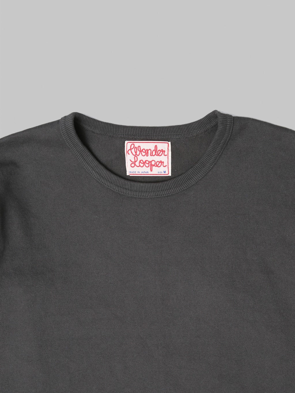 Wonder Looper Double Heavyweight Long Sleeve TShirt Sumi tag