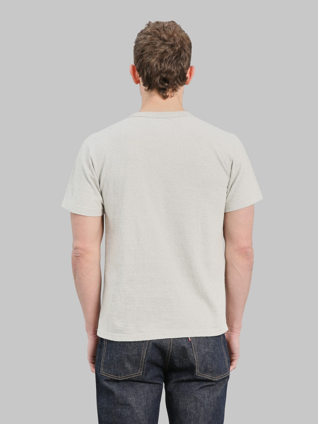 Wonder Looper ELS Recycled Cotton Slub T-Shirt Heather Grey