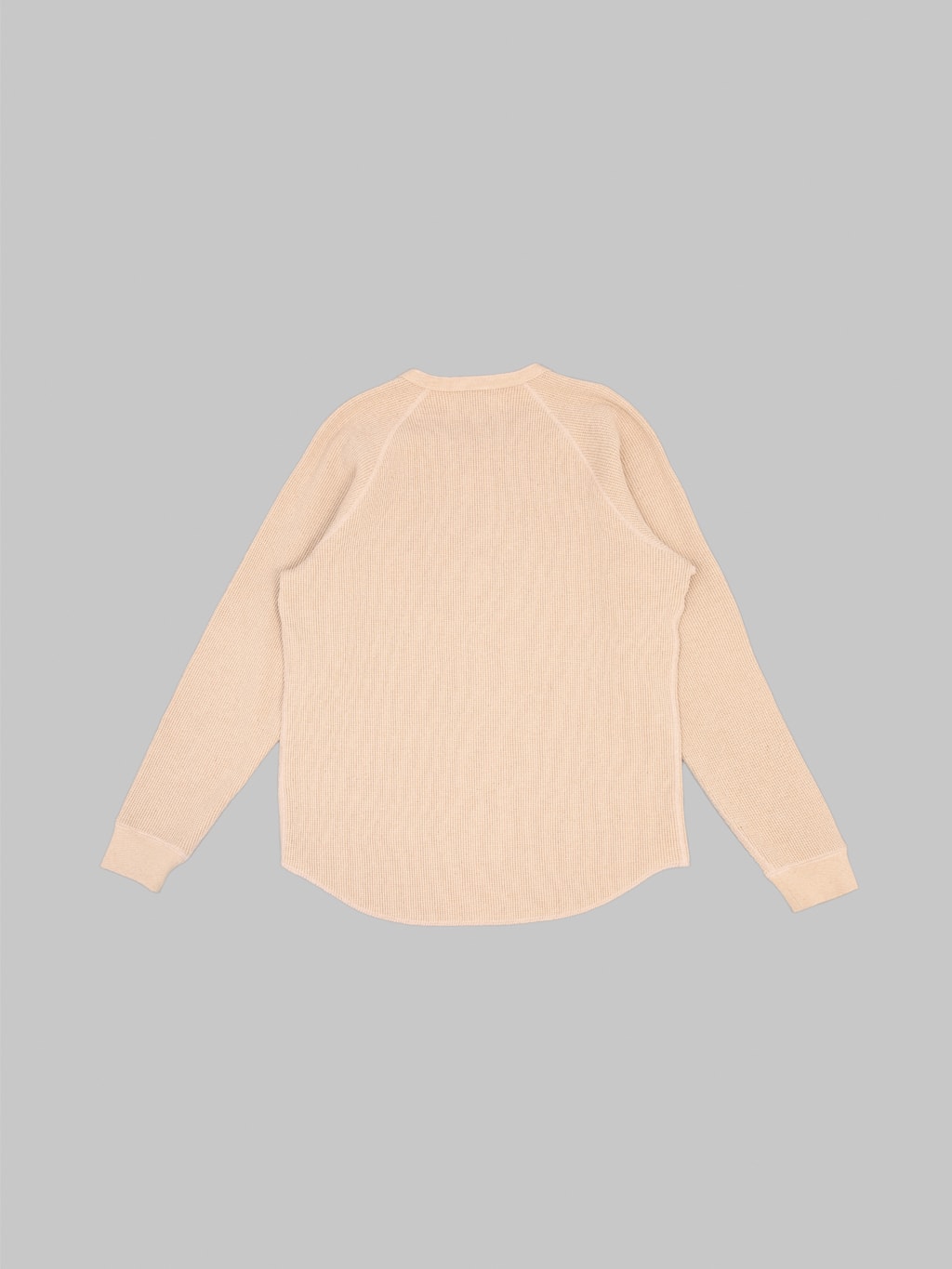 Wonder Looper Foxfibre Heavyweight Waffle Henley Coyote 15 back