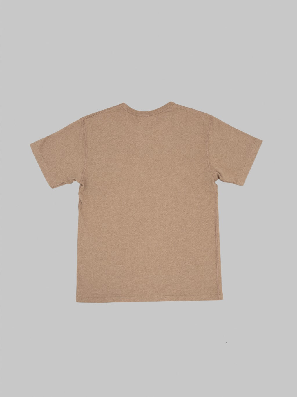 Wonder Looper Iron Mordant Foxfibre Tsuriami Crewneck TShirt Coyote 70 back