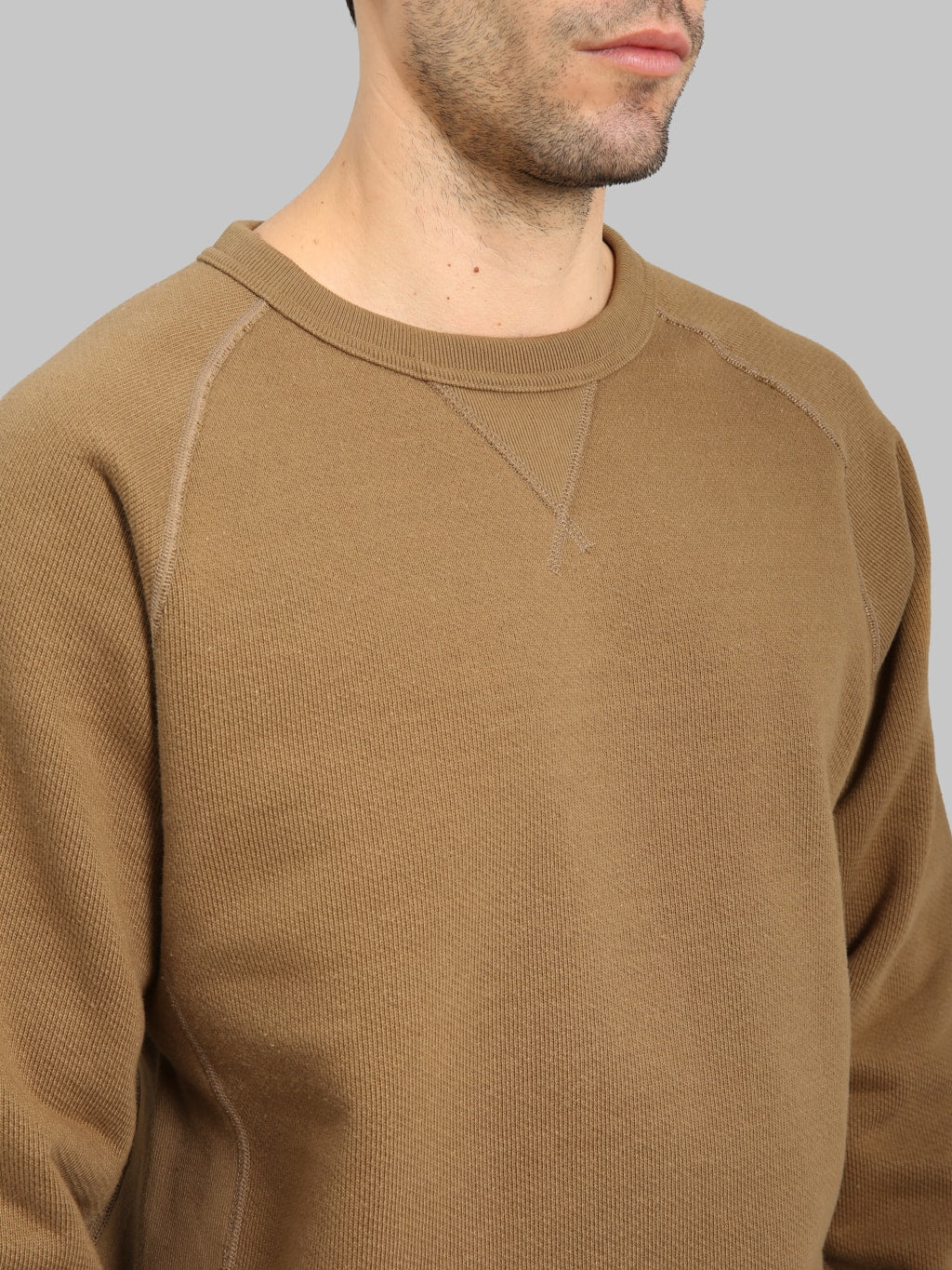 Wonder Looper Pullover Crewneck 876gsm Double Heavyweight French Terry Dune