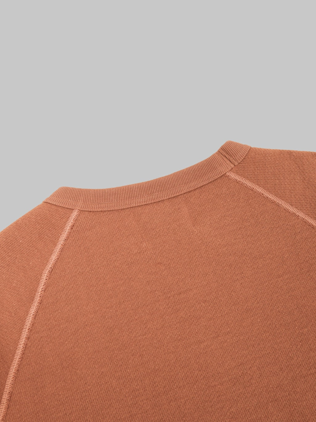 Wonder Looper Pullover Crewneck 876gsm Double Heavyweight French Terry Rust