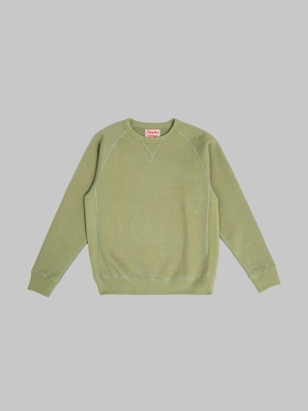 Wonder Looper Pullover Crewneck 876gsm Double Heavyweight French Terry Sage