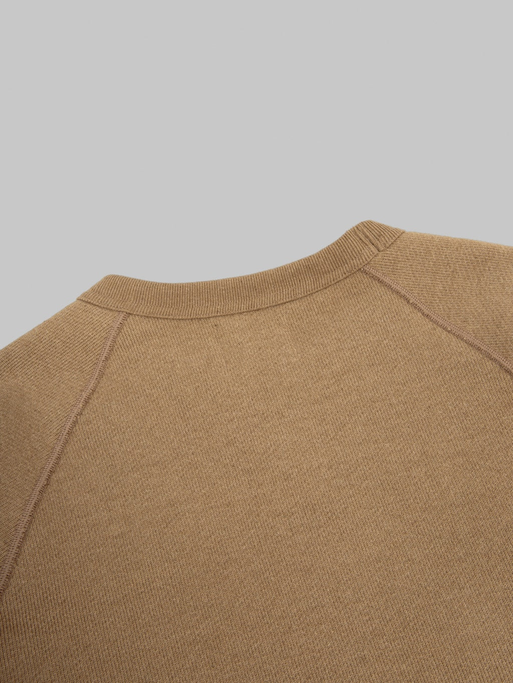Wonder Looper Pullover Crewneck Iron Mordant Foxfibre® Double Heavyweight French Terry Coyote 80