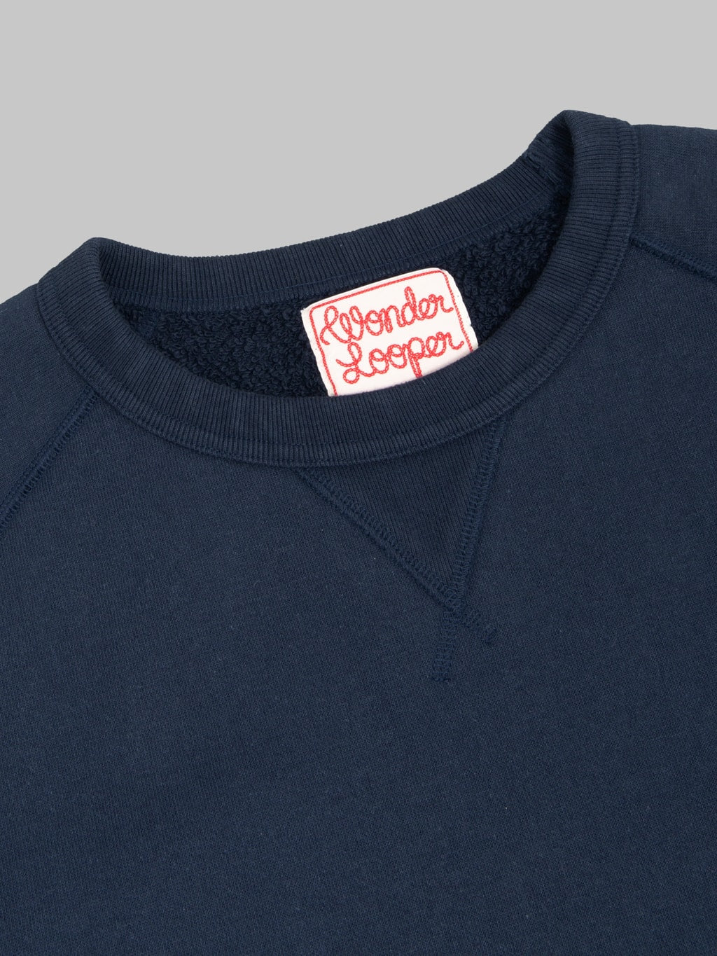 Wonder Looper Pullover Crewneck Super Looper French Terry Navy