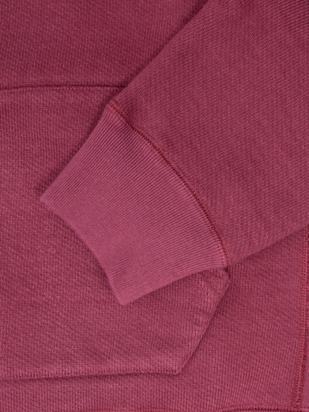 Wonder Looper Pullover Hoodie 876gsm Double Heavyweight French Terry Burgundy