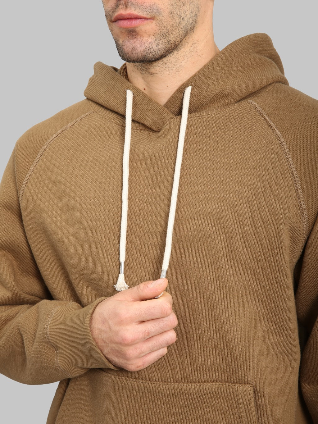 Wonder Looper Pullover Hoodie 876gsm Double Heavyweight French Terry Dune