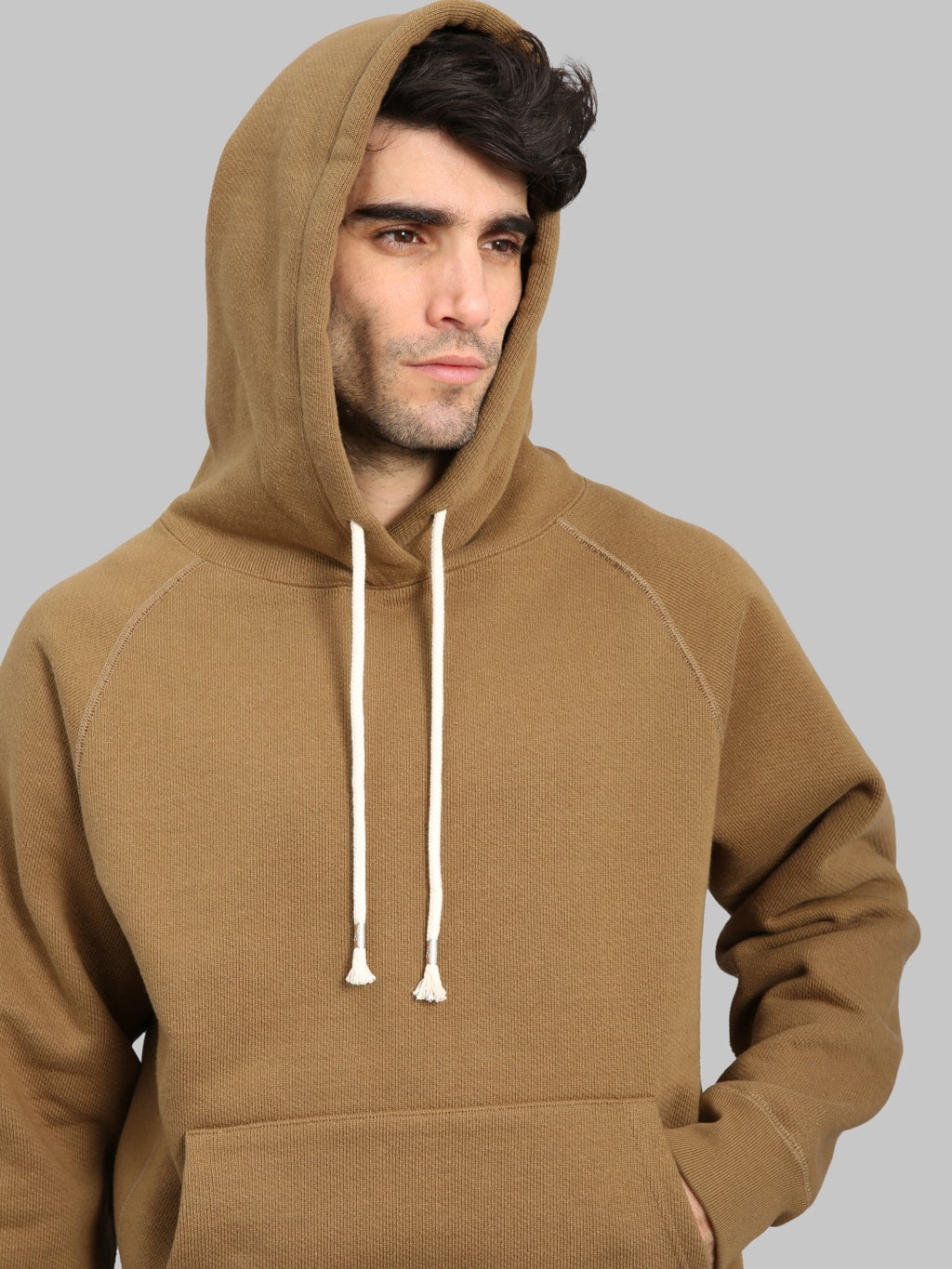 Wonder Looper Pullover Hoodie 876gsm Double Heavyweight French Terry Dune