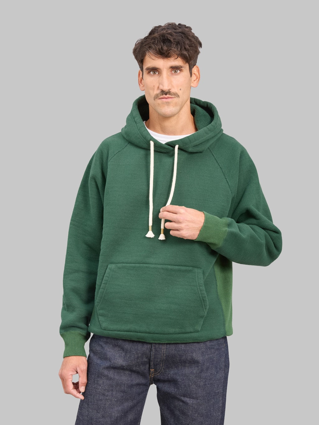 Wonder Looper Pullover Hoodie 876gsm Double Heavyweight French Terry Racing Green