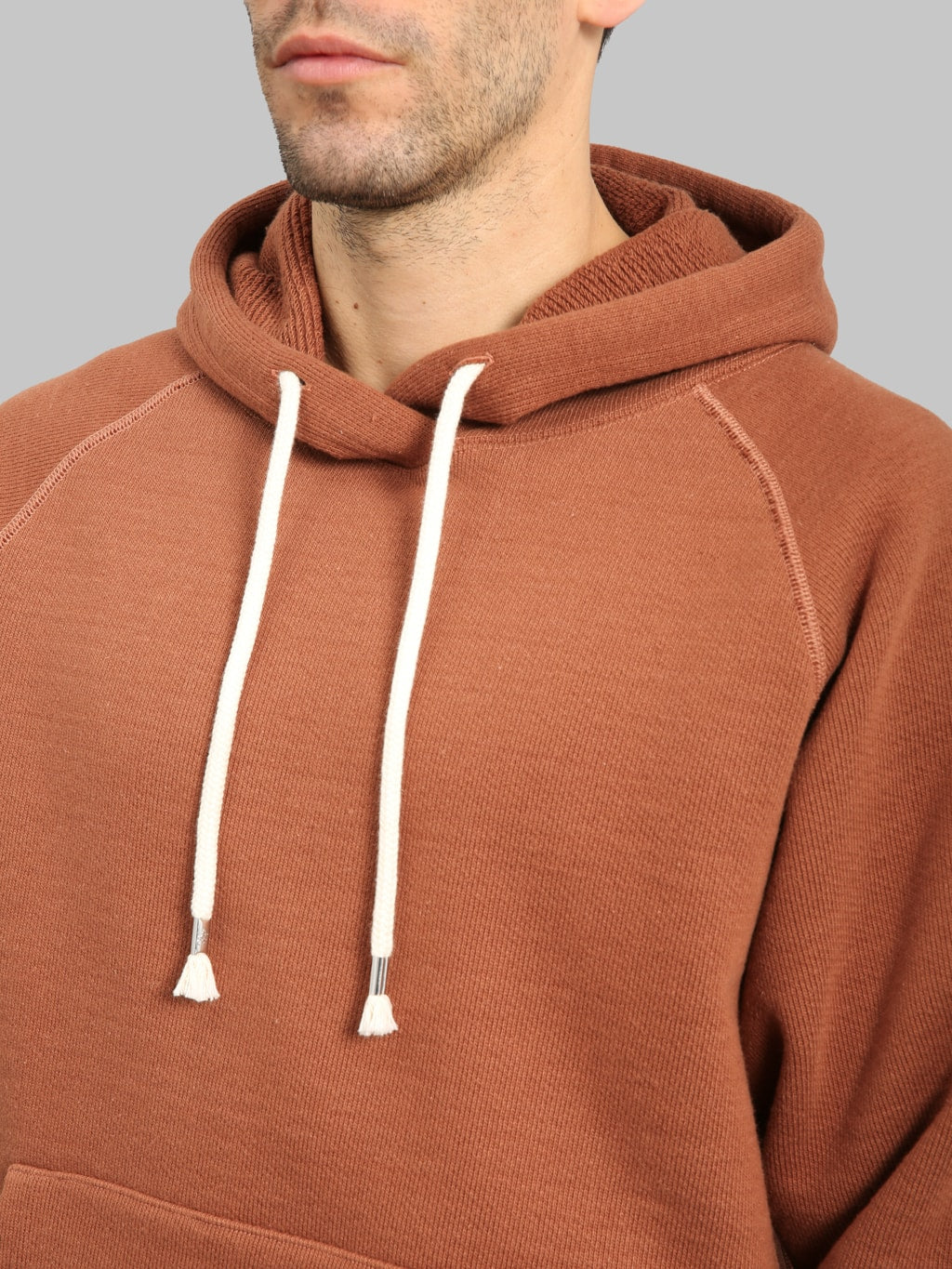 Wonder Looper Pullover Hoodie 876gsm Double Heavyweight French Terry Rust