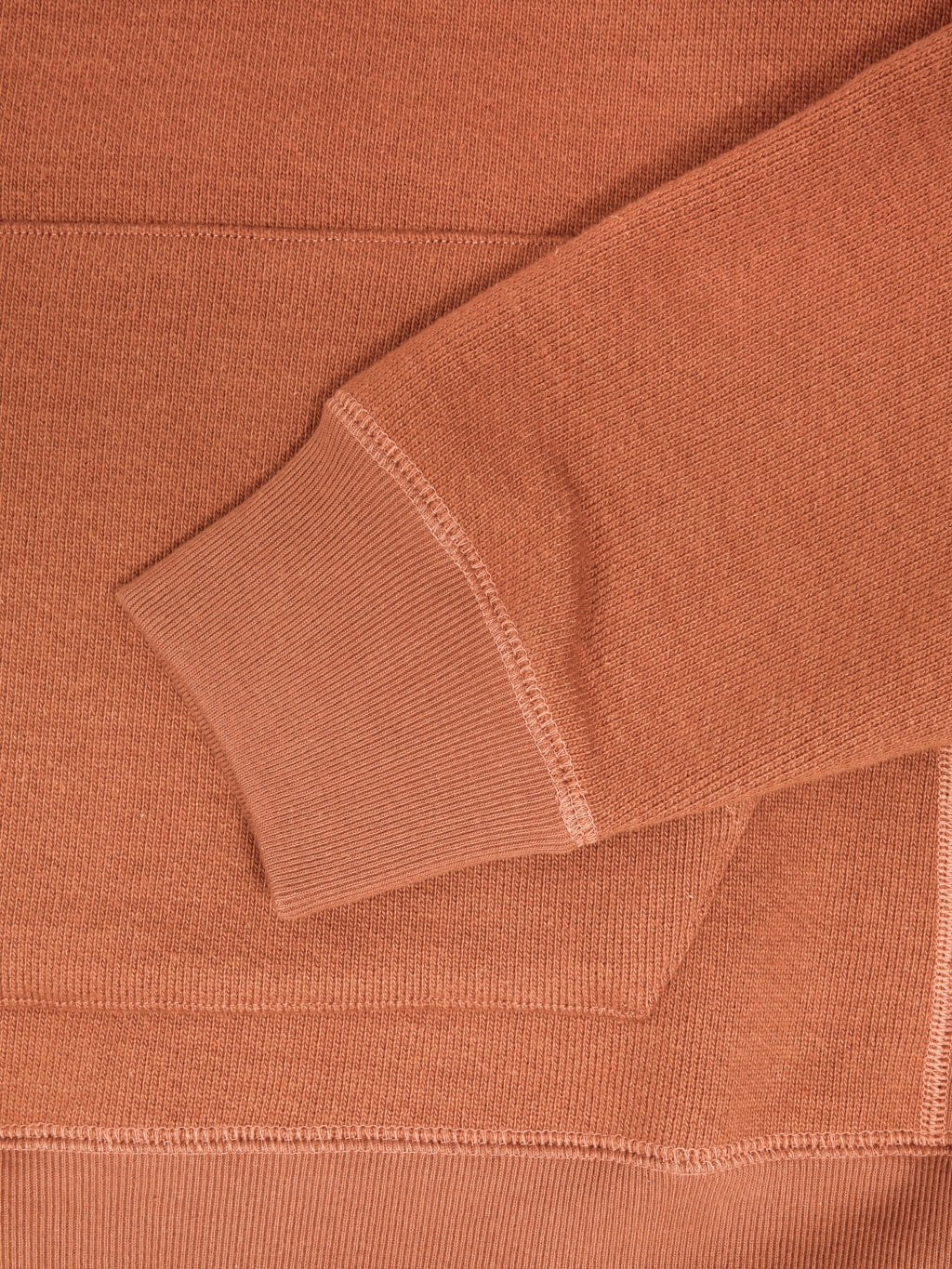 Wonder Looper Pullover Hoodie 876gsm Double Heavyweight French Terry Rust