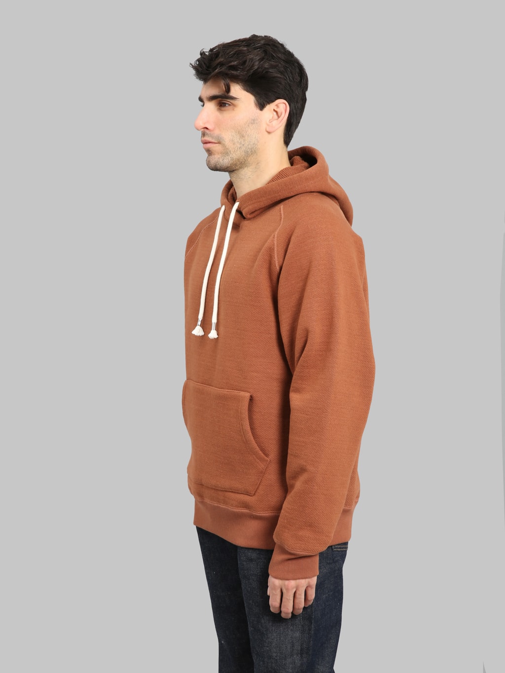 Wonder Looper Pullover Hoodie 876gsm Double Heavyweight French Terry Rust