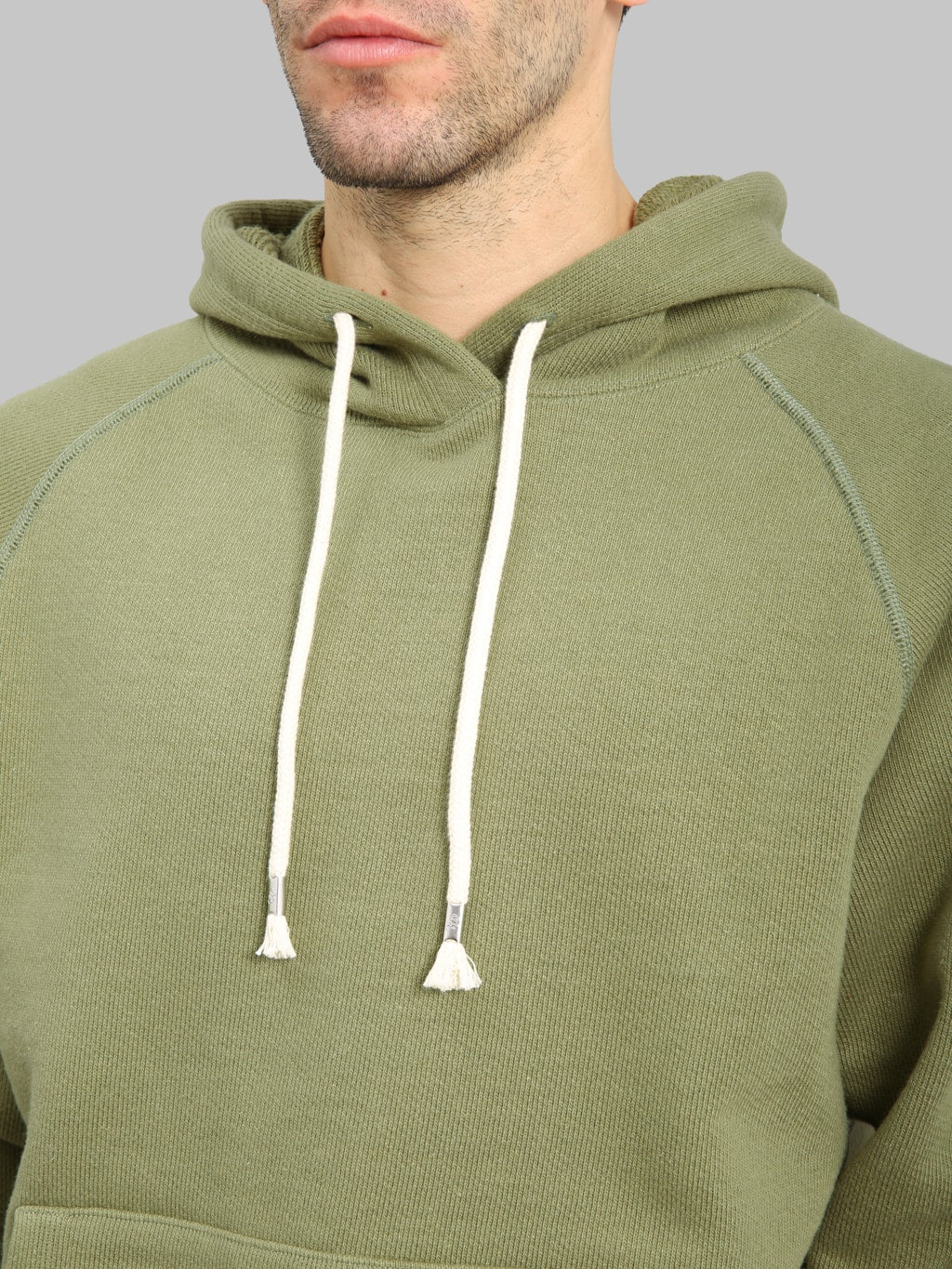 Wonder Looper Pullover Hoodie 876gsm Double Heavyweight French Terry Sage