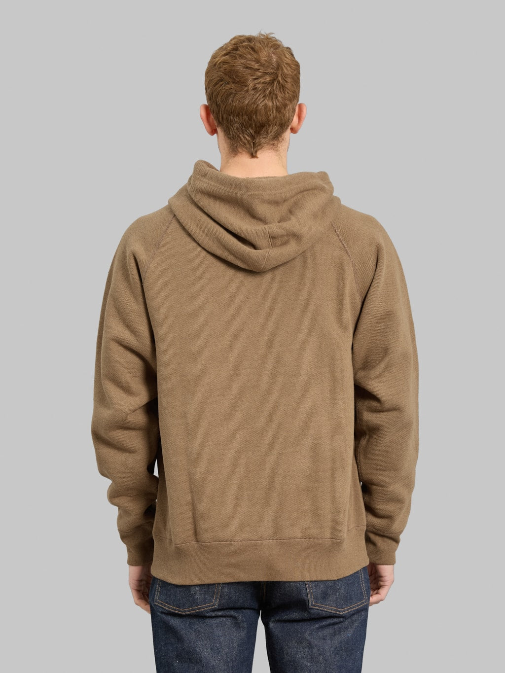 Wonder Looper Pullover Hoodie Iron Mordant Foxfibre® Double Heavyweight French Terry Coyote 80