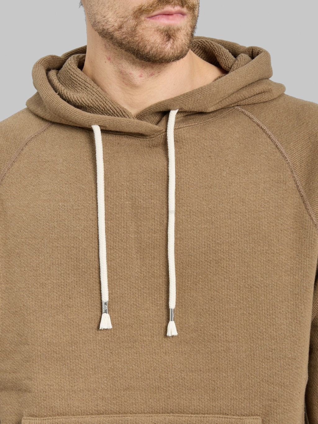Wonder Looper Pullover Hoodie Iron Mordant Foxfibre® Double Heavyweight French Terry Coyote 80