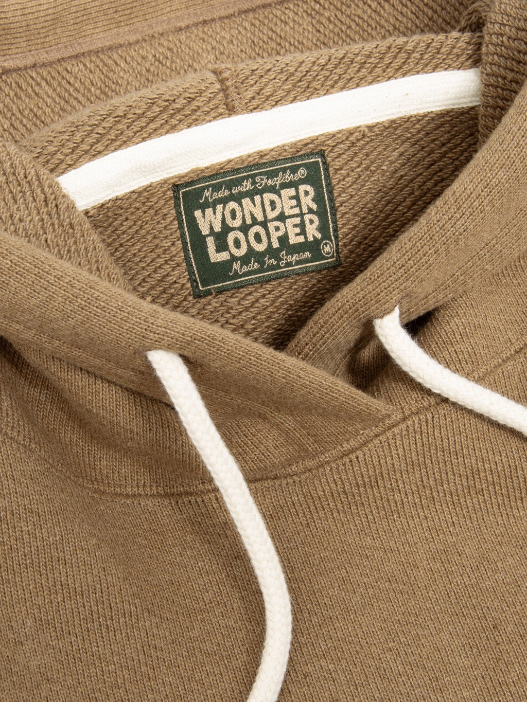 Wonder Looper Pullover Hoodie Iron Mordant Foxfibre® Double Heavyweight French Terry Coyote 80