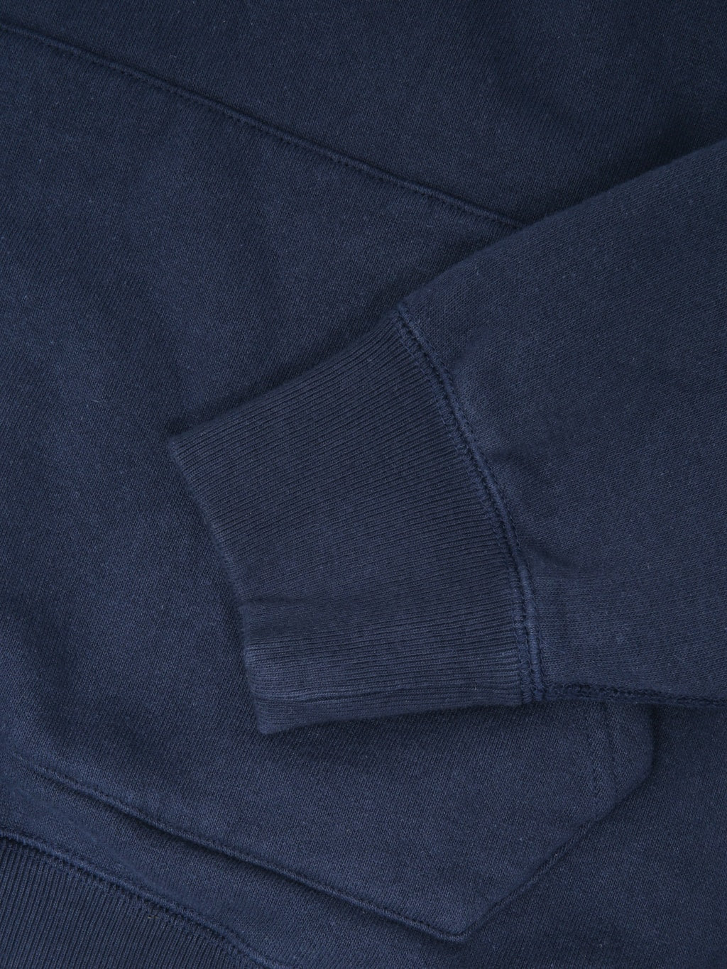 Wonder Looper Pullover Hoodie Super Looper French Terry Navy cuff