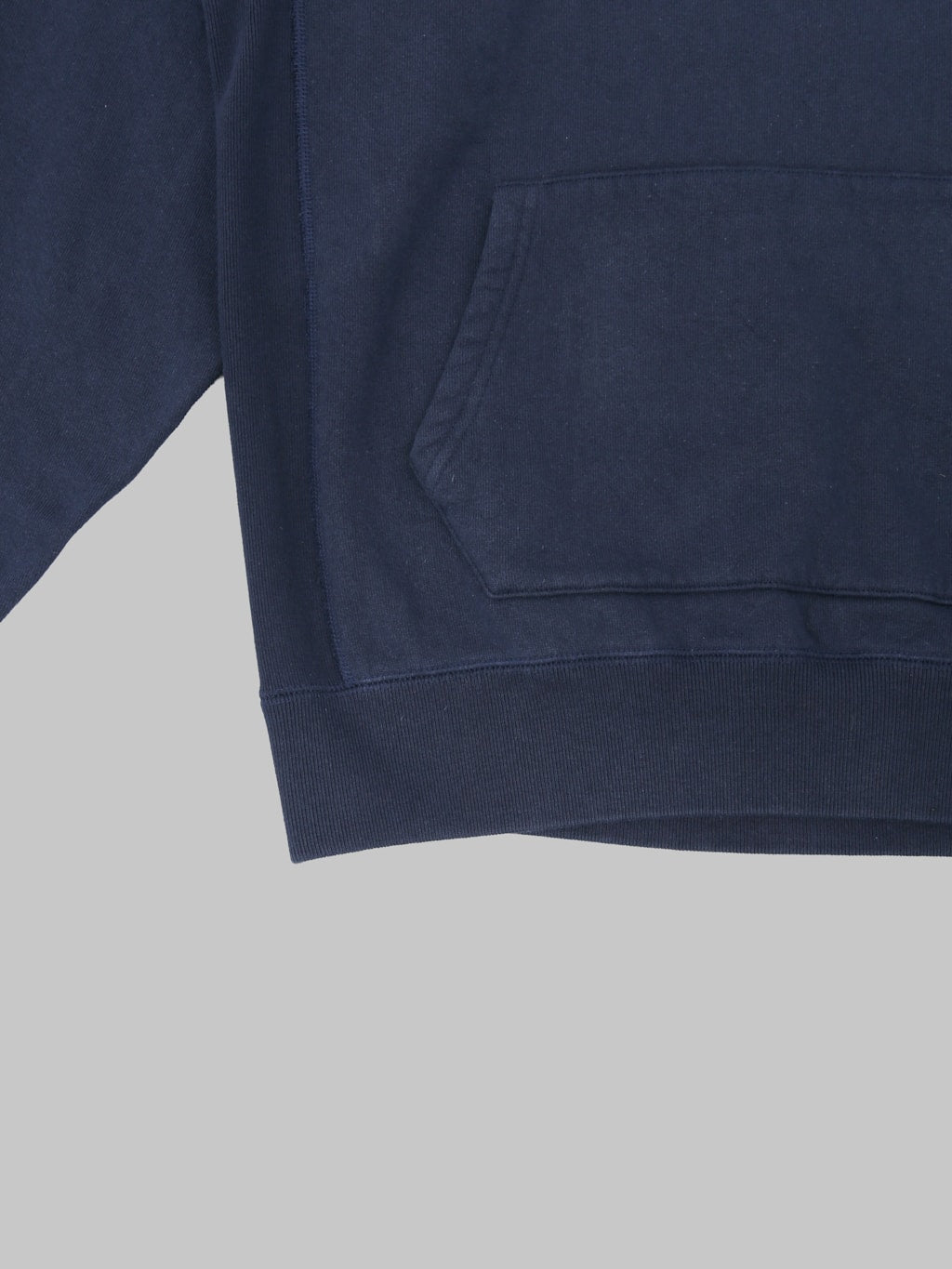Wonder Looper Pullover Hoodie Super Looper French Terry Navy front pocket