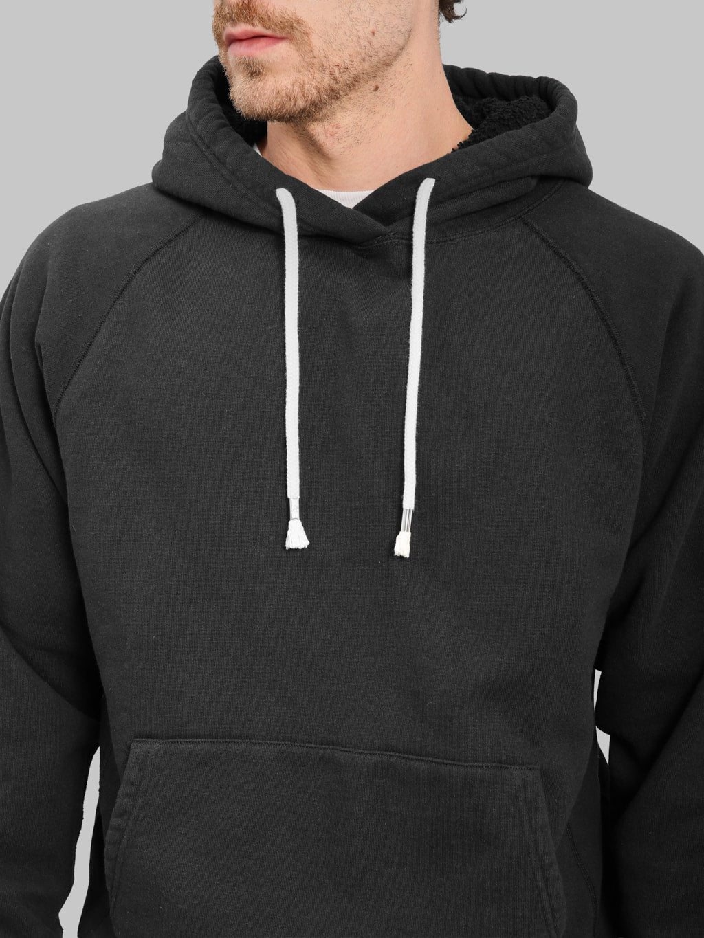 Wonder Looper Pullover Hoodie Super Looper French Terry Sumi Black