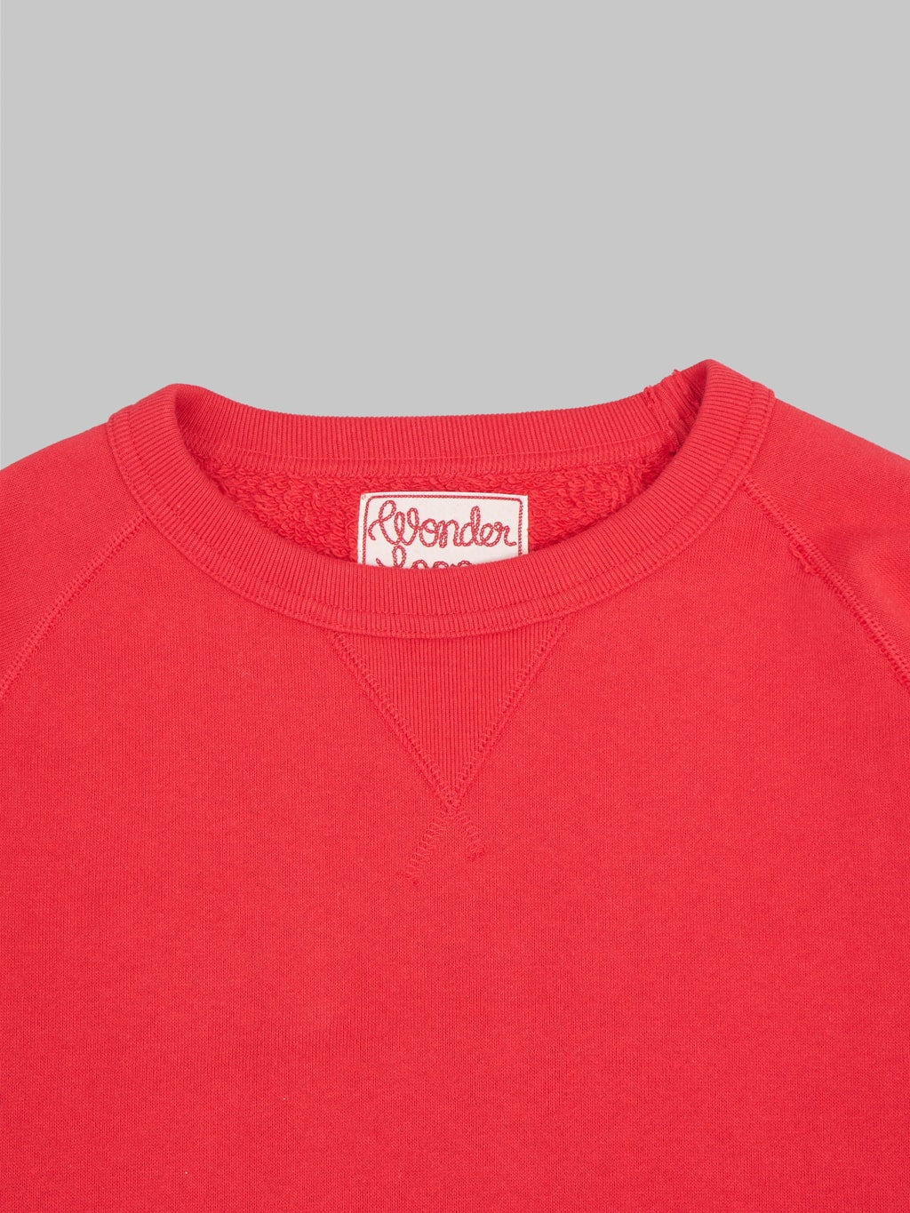 Wonder Looper Pullover Crewneck Super Looper French Terry Red