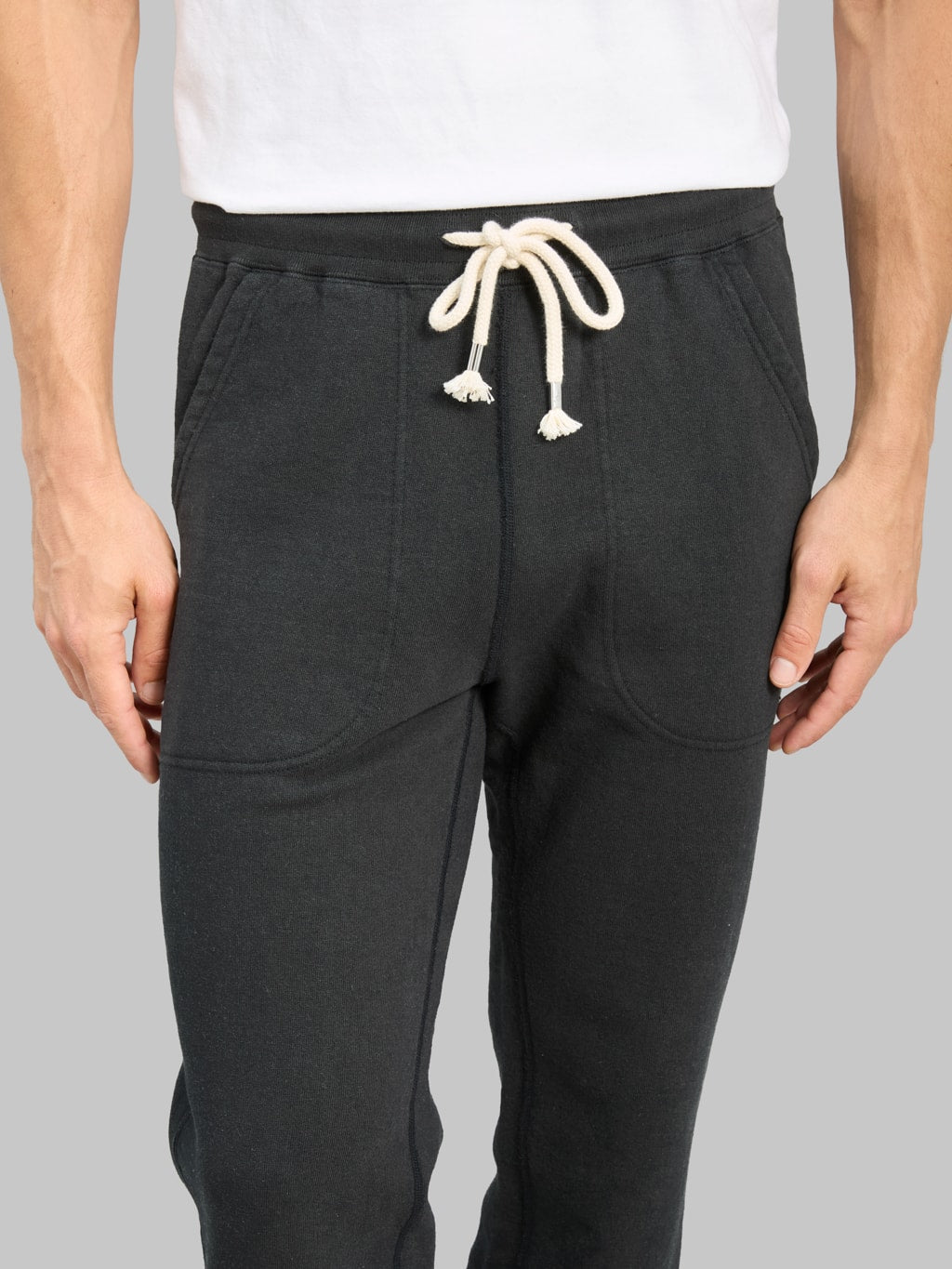 Wonder Looper Super Looper French Terry Sweatpants Sumi Black