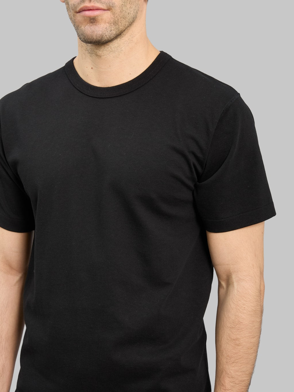 Redcast Heritage x Wonder Looper Suvin Gold Tsuriami T-Shirt Black - Redcast Heritage Co.