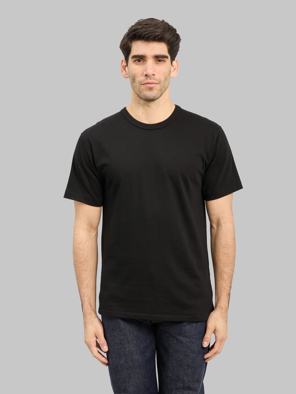 Redcast Heritage x Wonder Looper Suvin Gold Tsuriami T-Shirt Black - Redcast Heritage Co.