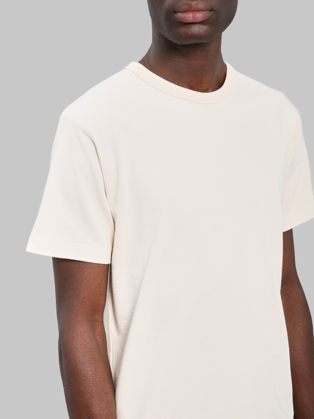 Redcast Heritage x Wonder Looper Suvin Gold Tsuriami T-Shirt Ecru - Redcast Heritage Co.