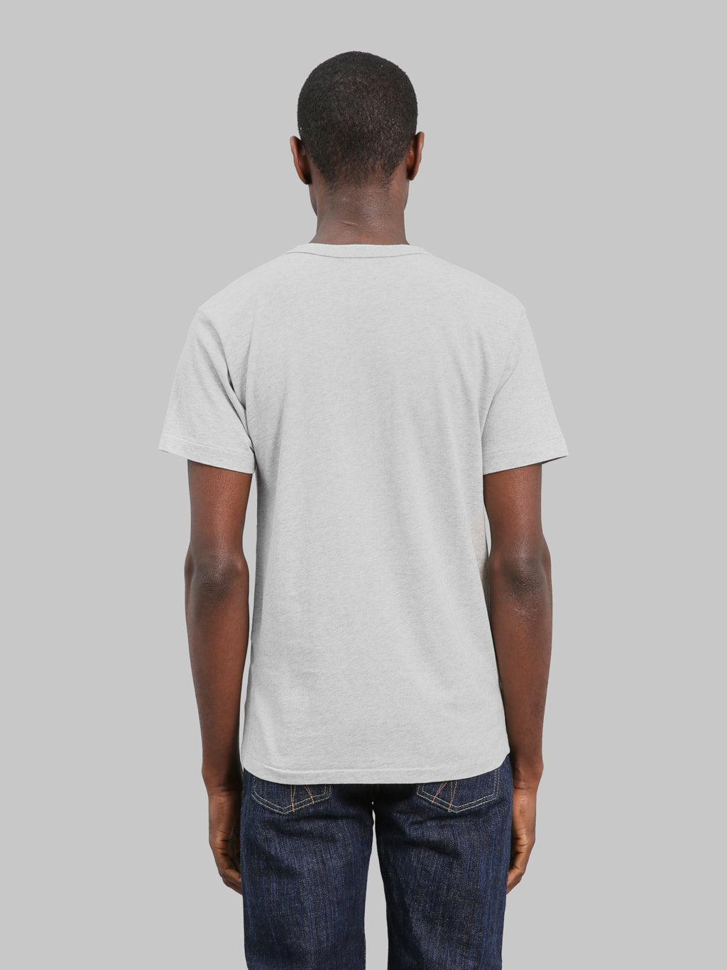 Redcast Heritage x Wonder Looper Suvin Gold Tsuriami T-Shirt Heather Grey - Redcast Heritage Co.