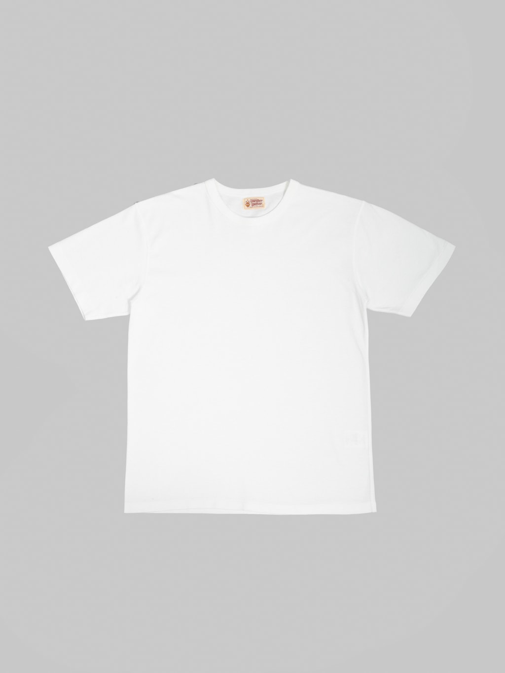 Wonder Looper Suvin Gold T-Shirt Tsuriami Made in Japan White