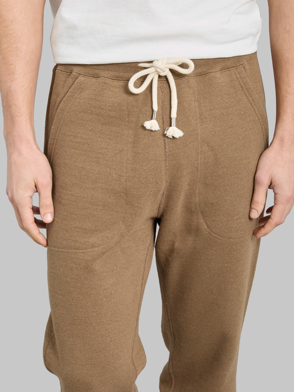 Wonder Looper Sweatpants Iron Mordant Foxfibre® Double Heavyweight French Terry Coyote 80