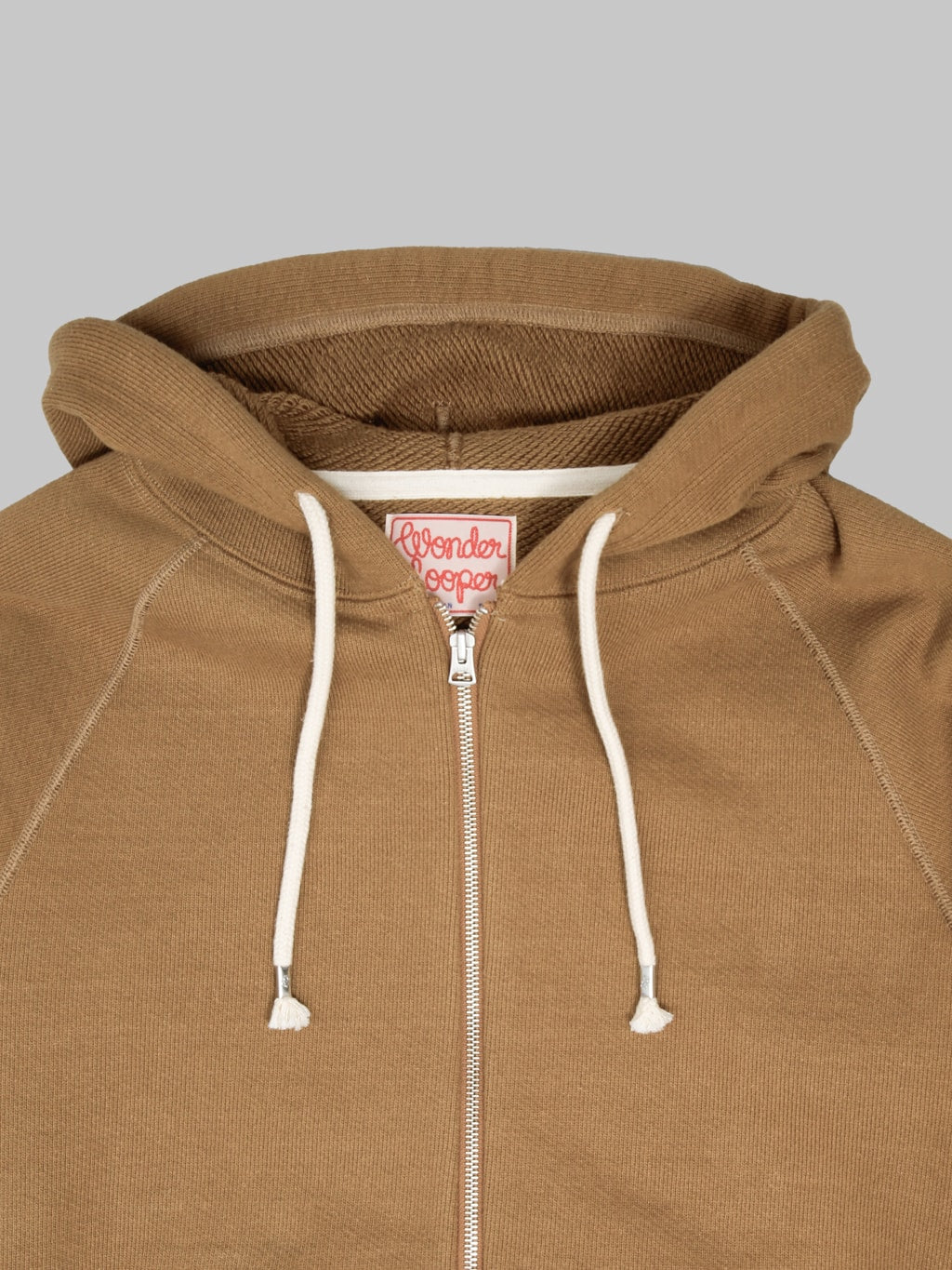 Wonder Looper Zip Hoodie 876gsm Double Heavyweight French Terry Dune