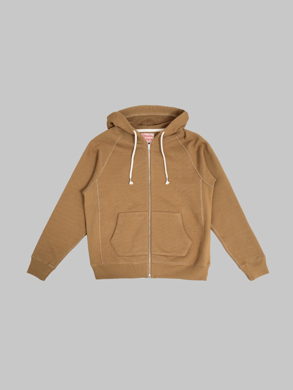 Wonder Looper Zip Hoodie 876gsm Double Heavyweight French Terry Dune