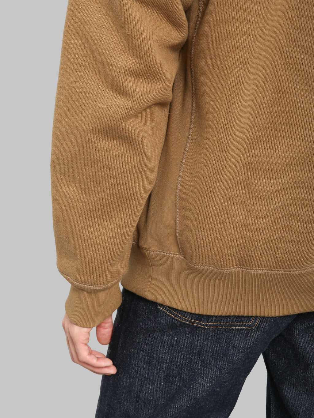 Wonder Looper Zip Hoodie 876gsm Double Heavyweight French Terry Dune