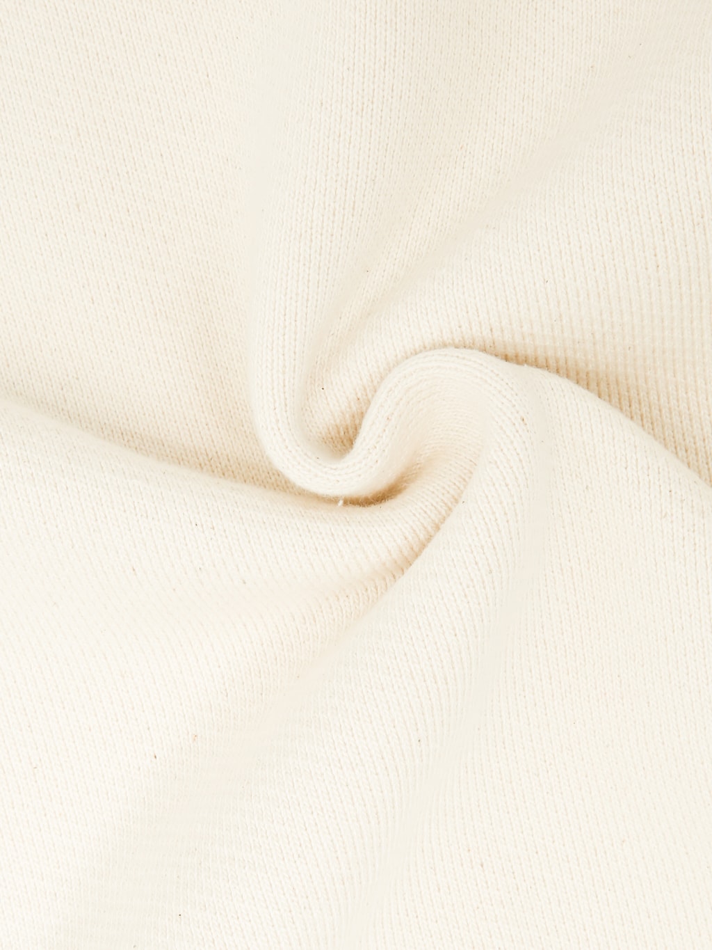 Wonder Looper Zip Hoodie 876gsm Double Heavyweight French Terry Ecru