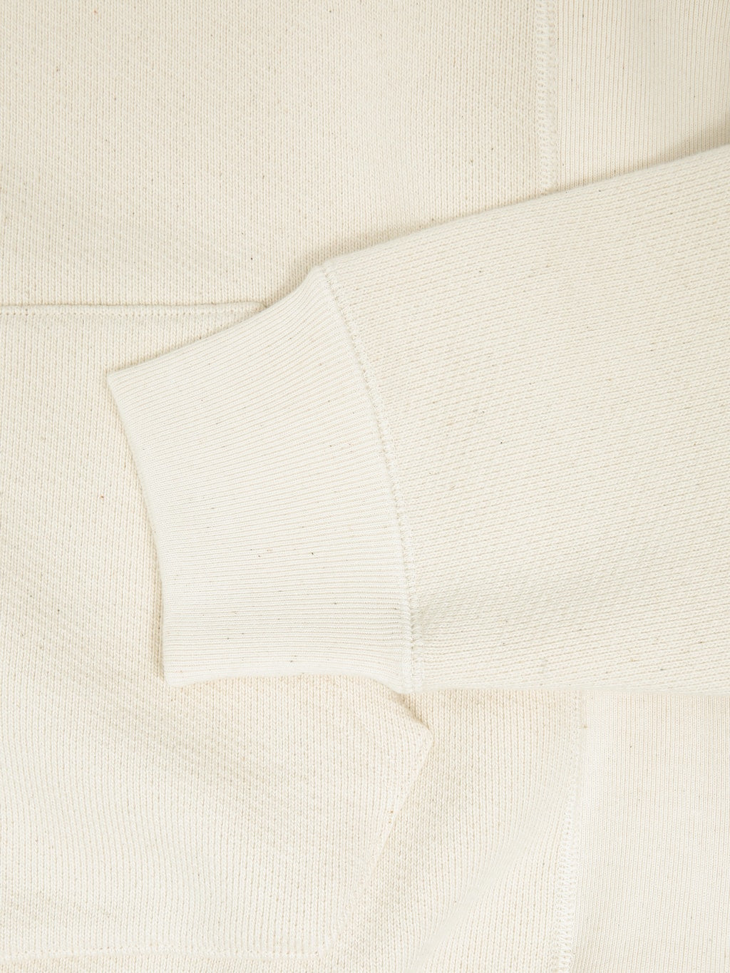 Wonder Looper Zip Hoodie 876gsm Double Heavyweight French Terry Ecru