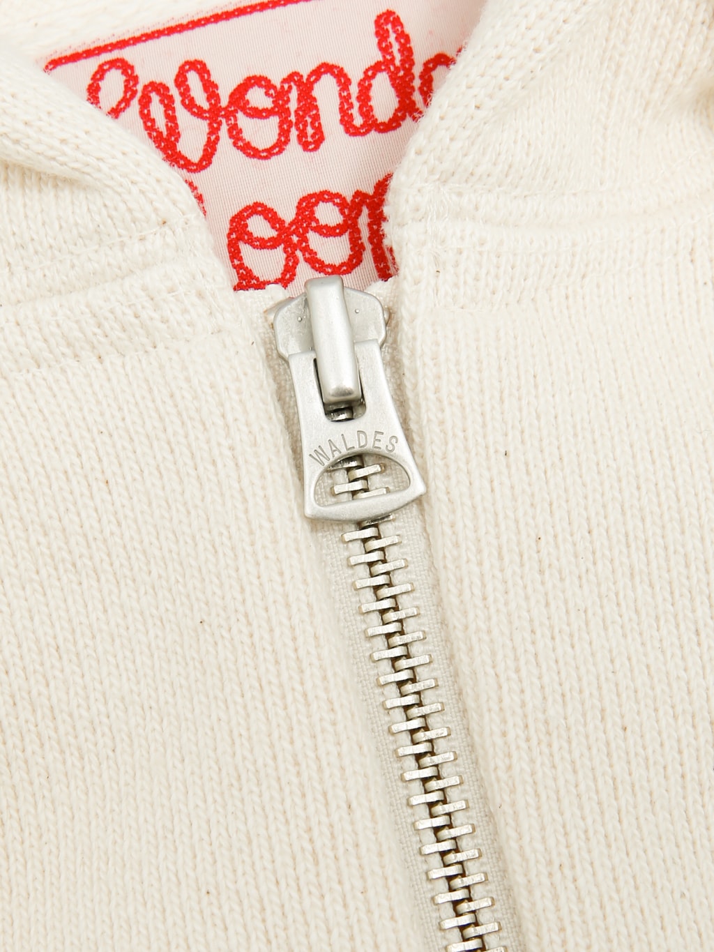 Wonder Looper Zip Hoodie 876gsm Double Heavyweight French Terry Ecru