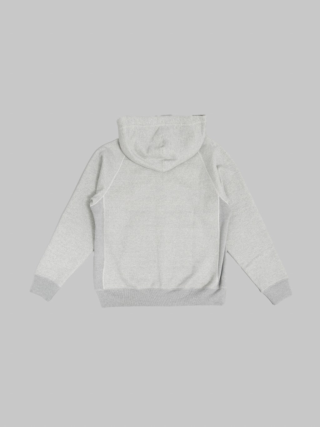 Wonder Looper Zip Hoodie 876gsm Double Heavyweight French Terry Heather Grey