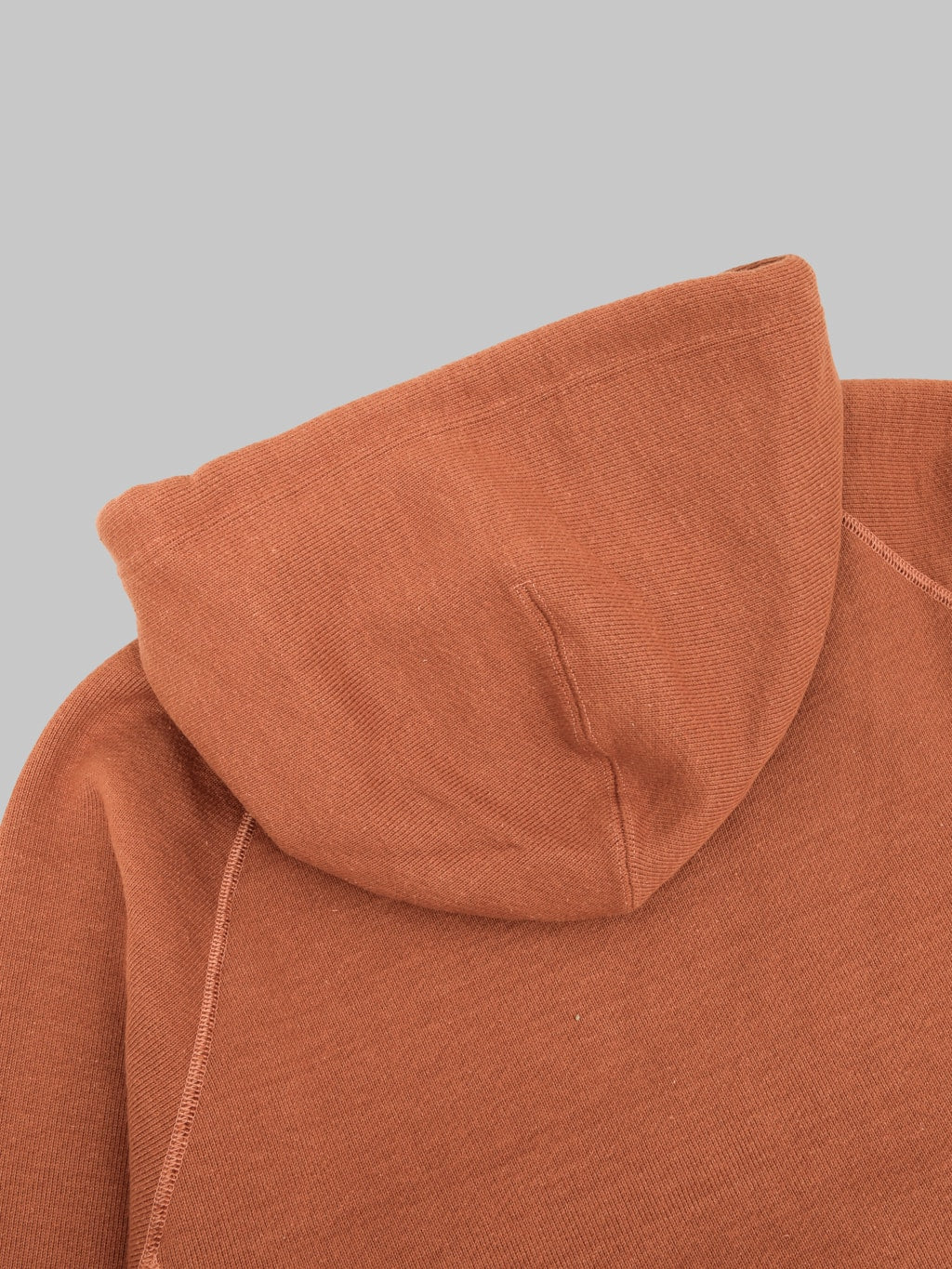 Wonder Looper Zip Hoodie 876gsm Double Heavyweight French Terry Rust